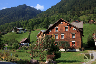 Landschaft in Vorarlberg, Österreich