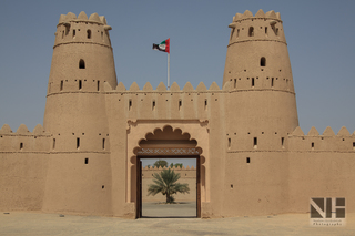 Al Jahili Fort in Al Ain, Emirat Abu Dhabi, Vereinigte Arabische Emirate (VAE)
