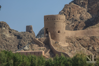 Historisches Fort in der Altstadt von Muscat, Oman